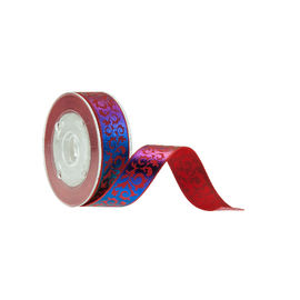 Ruban coloré par arc-en-ciel personnalisé, ruban de gros-grain de polyester de 13mm
