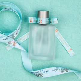 Matériel résistant de polyester de cadeau d'emballage de larme vert clair de ruban facile à utiliser