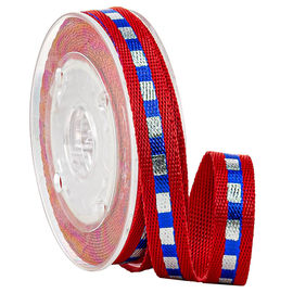 Bande rouge étroite de sangle d'impression du polyester 10MM
