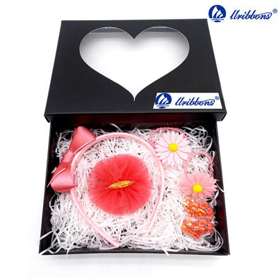 Les bandeaux de dentelle de tournesol cintrent 6 pouces de filles de cheveux d'ensemble d'accessoires