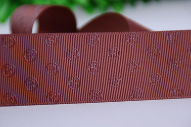 Ruban de satin imprimé par logo augmenté 25 par millimètres pour des cadeaux d'anniversaire empaquetant la décoration