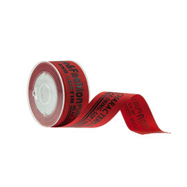 Couleur rouge imprimée par lettre augmentée de largeur du ruban 22mm de gros-grain sans dommage