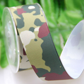 Le ruban de polyester de transfert de chaleur, camouflent le ruban épais de gros-grain pour des accessoires de vêtement