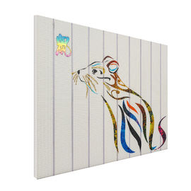Arts simples de mur de rat à la maison de décor, art chaud spécial de ruban d'effet visuel
