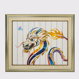 Illustration chinoise de zodiaque de dragon, peintures décoratives encadrées pour le salon