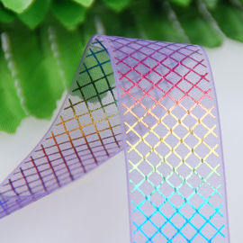 Organza Ribbon, ruban pur d'arc-en-ciel d'emballage de parfum d'organza de longueur de 19mm