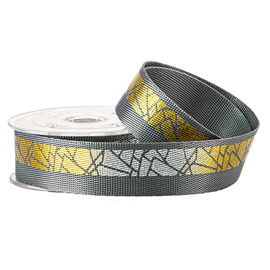 Bande de sangle de nylon du modèle 25mm d'or d'aluminium de chaussures de course