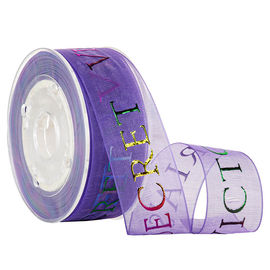 Ruban pur d'organza d'arc-en-ciel pourpre de Victoria's Secret