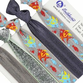 Liens libres élastiques personnalisés en vrac de cheveux du modèle 16mm d'animal de mer
