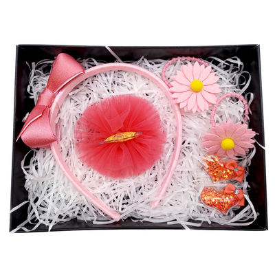 Les bandeaux de dentelle de tournesol cintrent 6 pouces de filles de cheveux d'ensemble d'accessoires