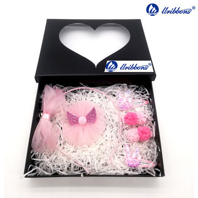 Bandeaux mignons d'Angel Pattern Lace Fabric 6pcs/Set pour des filles