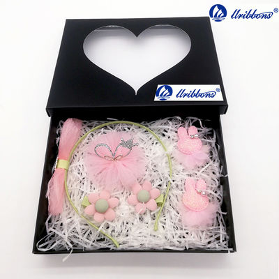 6&quot; ensemble d'accessoires de cheveux de filles du bandeau 6pcs d'arcs d'enfants