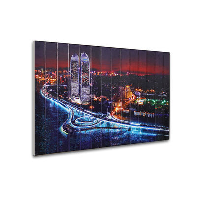 peintures architecturales de point de repère du ruban 30x19inch