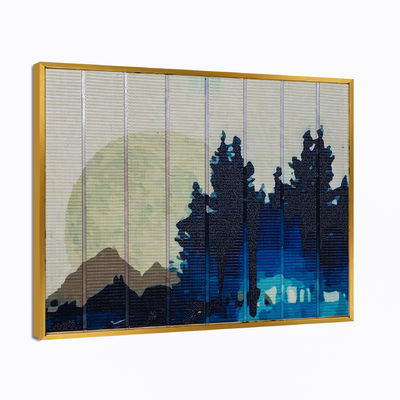 Peintures à la maison d'abrégé sur ruban de scène de nuit de décor